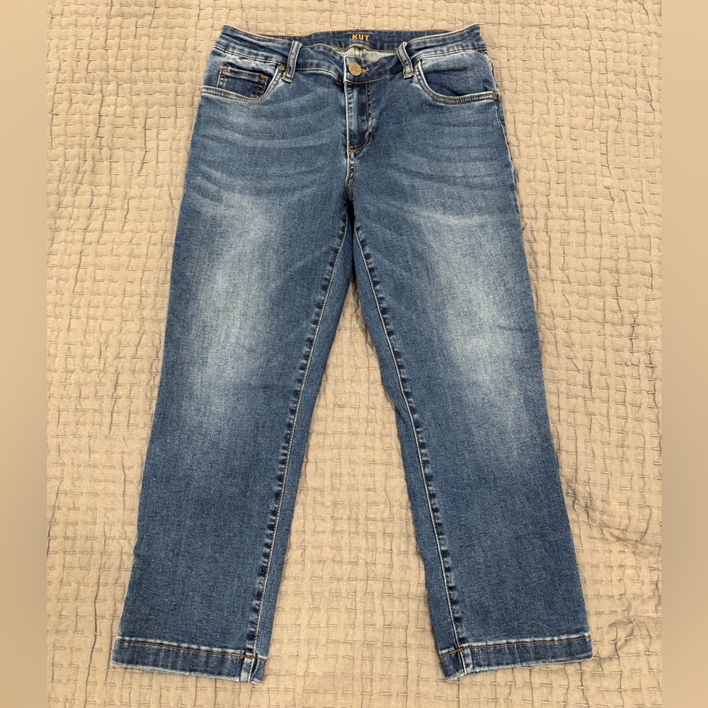 Kut from the Kloth Women’s Crop Straight Leg Jeans size 6